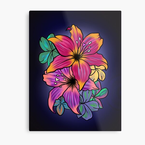 Sweet Lilies Metal Print