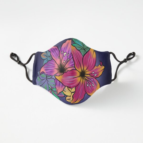 Sweet Lilies Fitted 3-Layer
