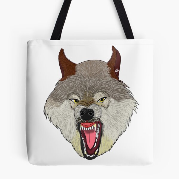 Artikelvorschau, Wolfsgesicht entworfen und verkauft von raddict.