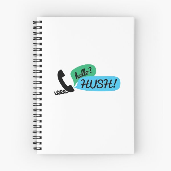 Item preview, Hello? HUSH! designed and sold by mackymackmack.