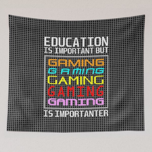 Item preview, Education is important but gaming is importanter designed and sold by aktiveaddict.
