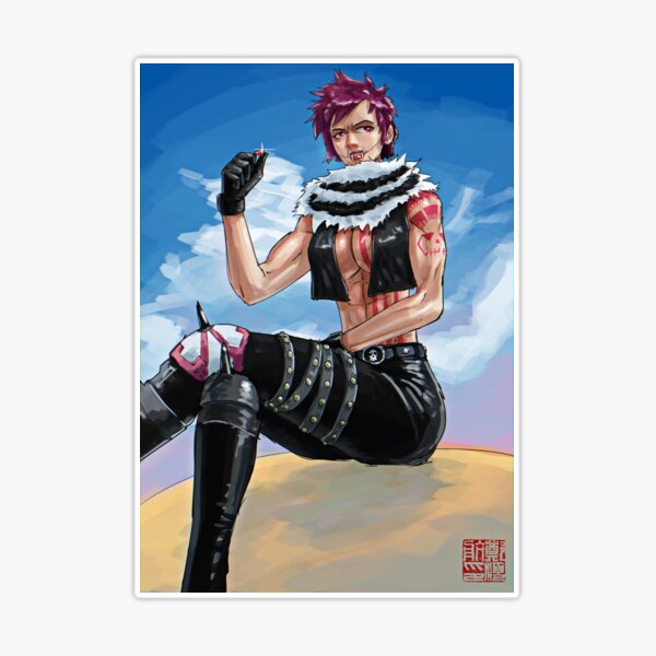 One Piece Charlotte Katakuri Cosplay Temporary Tattoo Stickers