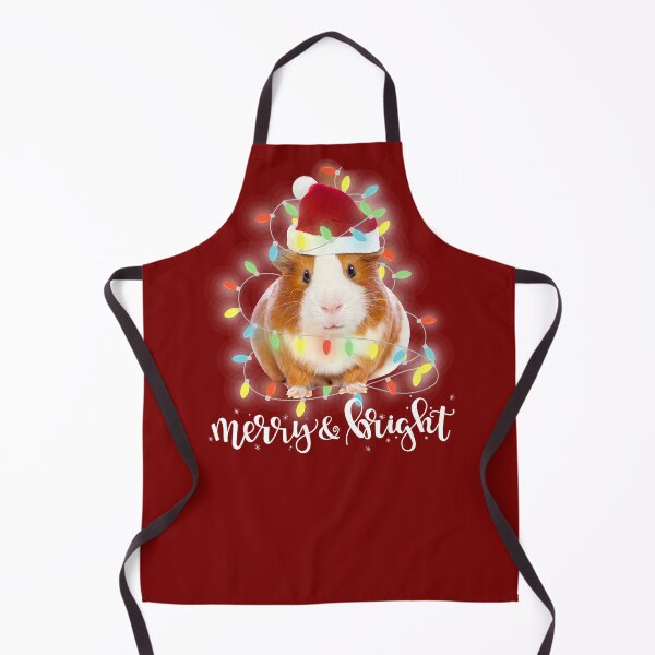 Item preview, Guinea Pig Christmas Santa Merry & Bright Guinea Pig Lover Gift designed and sold by madeulaugh.