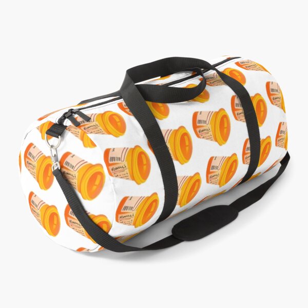 Pill bottle pattern Duffle Bag