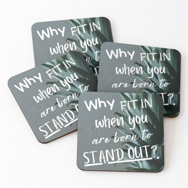 Item preview, Why Fit In When You Are Born To Stand Out designed and sold by Branka.