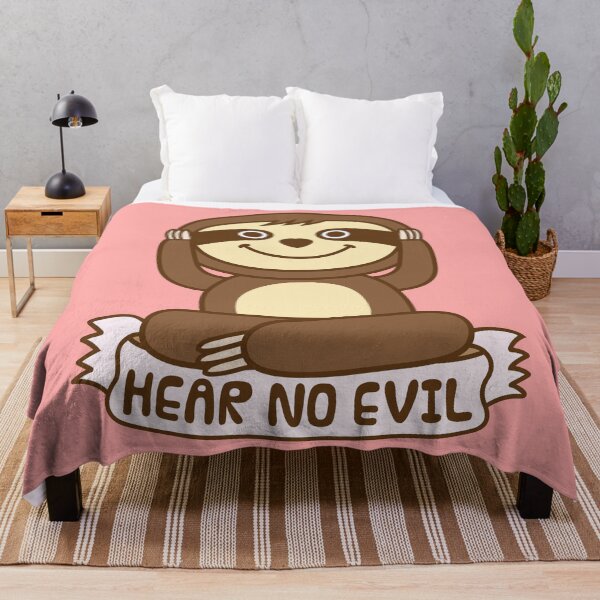 Item preview, Sloth Hear No Evil designed and sold by plushism.