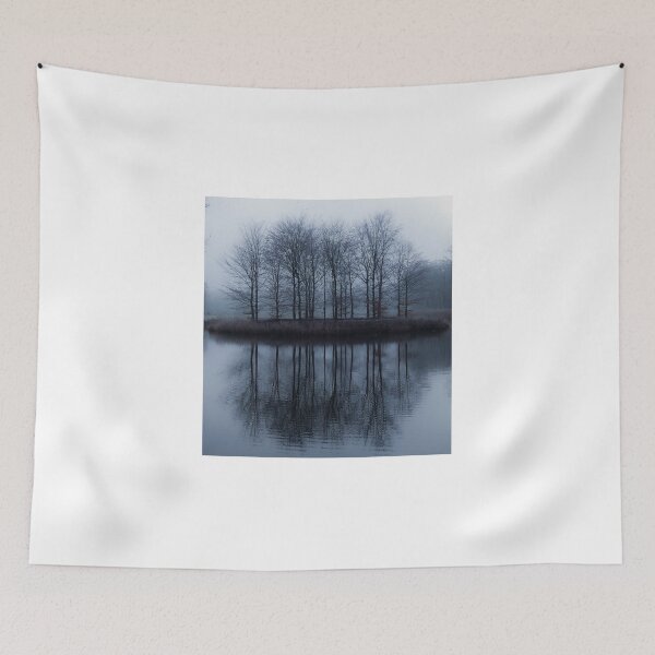 Item preview, Island with trees reflected in the water designed and sold by Anita van Gendt.