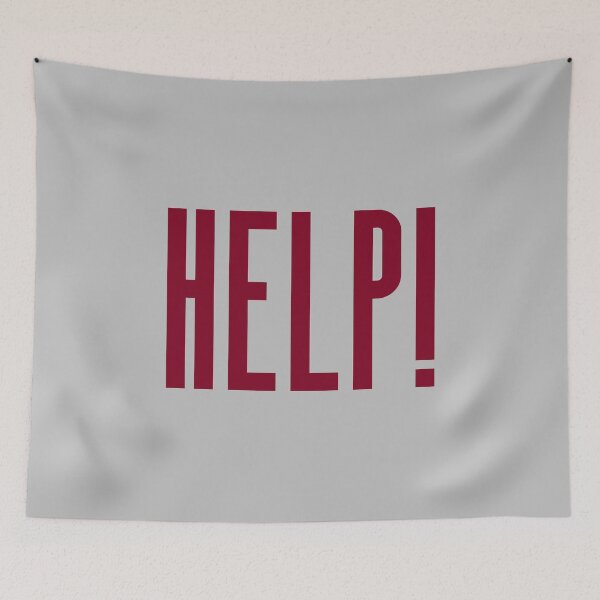 Item preview, Help !, burgundy designed and sold by perezzzoso.