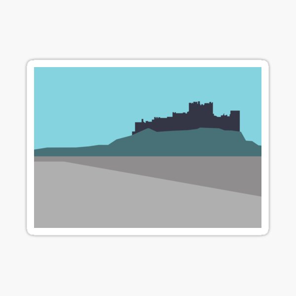 Bamburgh Castle Sticker