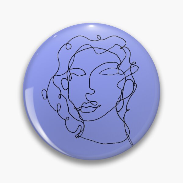 Item preview, Abstract face - Drawing with only one stroke designed and sold by Damsos.