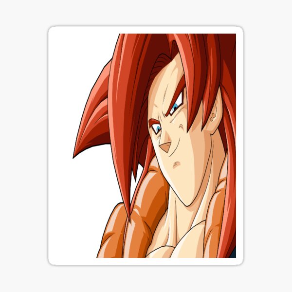 Gogeta SSJ5 (Tricking) Sticker by matthieu jouannet