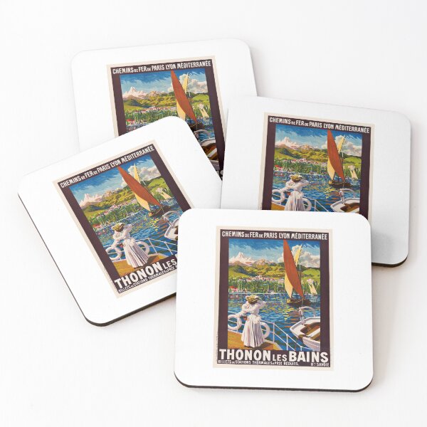 Item preview, retro iconic Thonton les Bains designed and sold by CorasPosters.