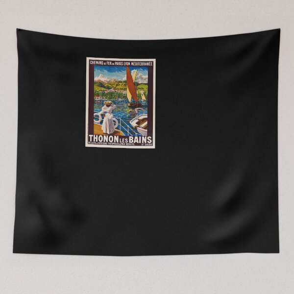 Item preview, retro iconic Thonton les Bains designed and sold by CorasPosters.