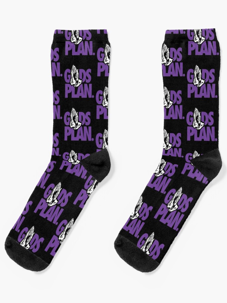 purple jordan socks