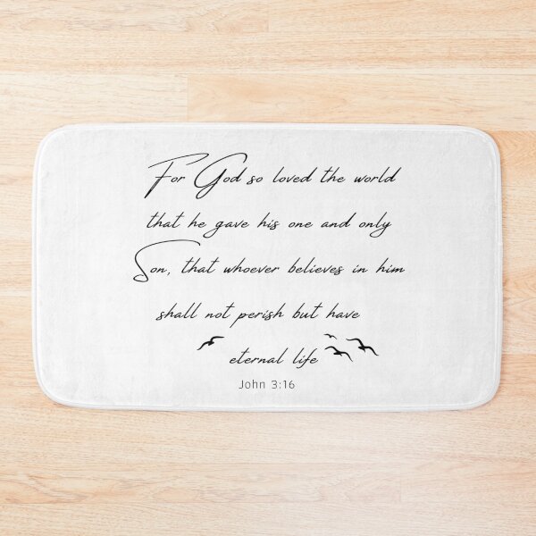 Item preview, Christian quote John 3:16 For God so loved the world designed and sold by pureheartvision.