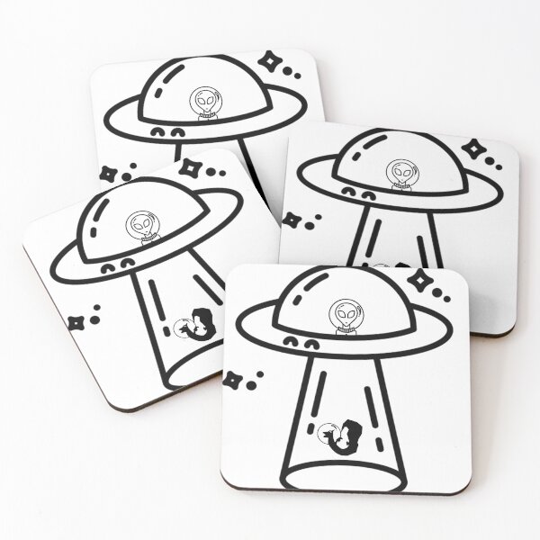 Item preview, alien abduction fox  designed and sold by zupperman.