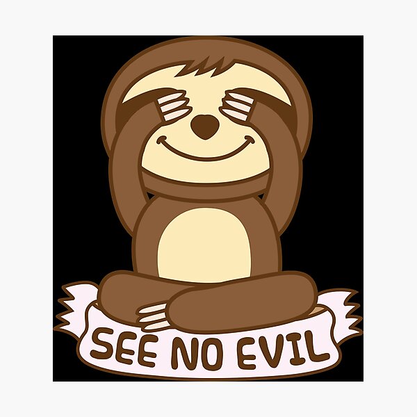Item preview, Sloth See No Evil designed and sold by plushism.
