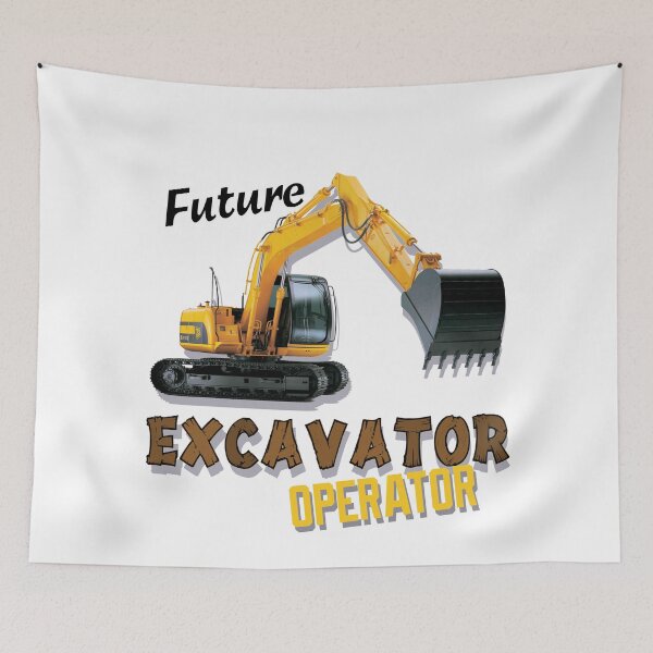 Item preview, Future Excavator Operator Boys Construction designed and sold by lorrinani.