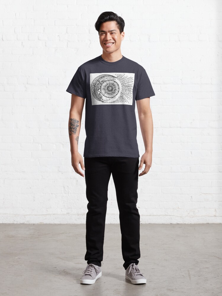 Alternate view of Sun, Moon and Stars Classic T-Shirt