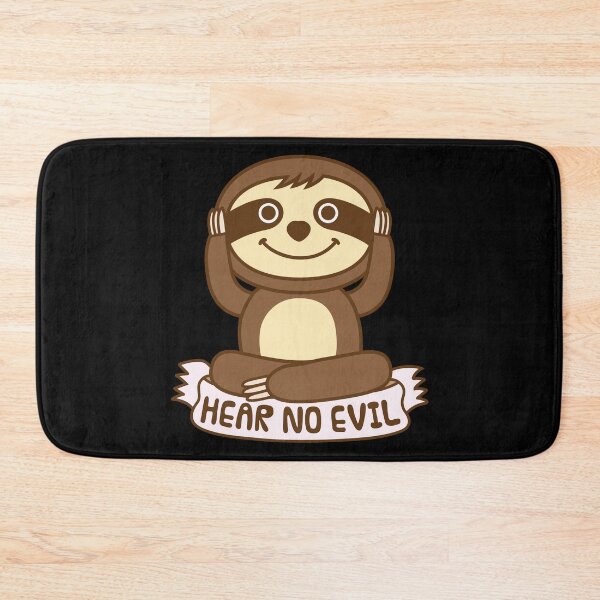 Item preview, Sloth Hear No Evil designed and sold by plushism.