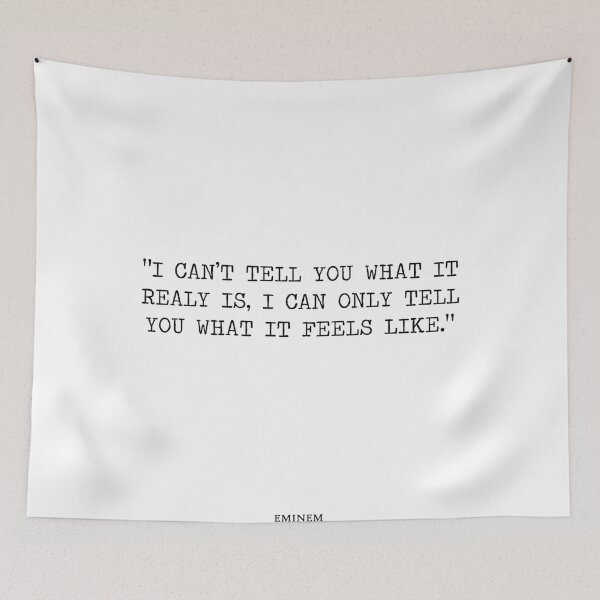 Item preview, I Cant Tell You What It Realy Is Quote Art Design designed and sold by vividpixelusa.