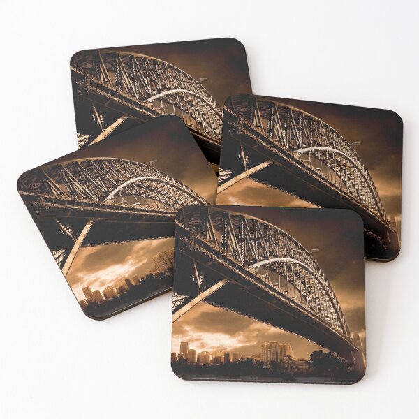 Item preview, Sydney Harbour Bridge, Sepia Tone Photo designed and sold by OzzieClothingC0.