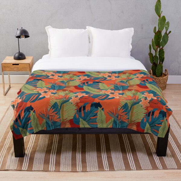 Aperçu de l'œuvre Motif tropical floral sans soudure, feuilles tropicales et fleurs créée et vendue par Dobrix.