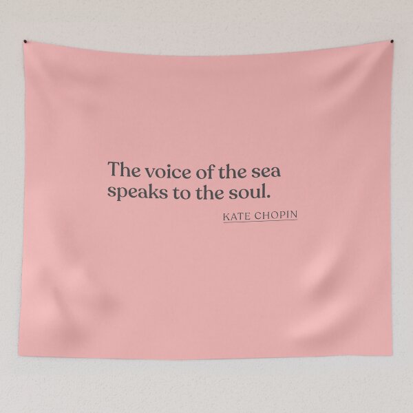 Item preview, Kate Chopin - The voice of the sea speaks to the soul. designed and sold by BookQuoteMerch.