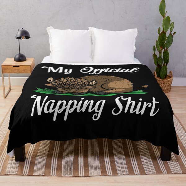 Item preview, Highland Cow Nightgown - My Official Napping designed and sold by BornDesign.