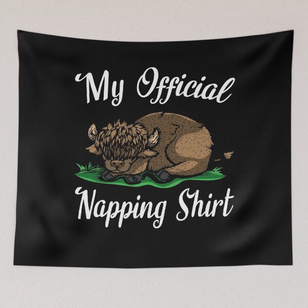 Item preview, Highland Cow Nightgown -  My Official Napping   designed and sold by BornDesign.