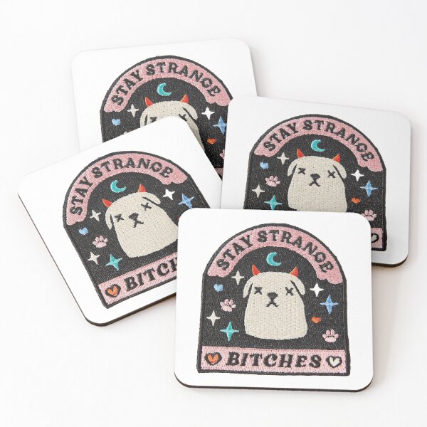 Item preview, Stay Strange Sticker designed and sold by designolo.