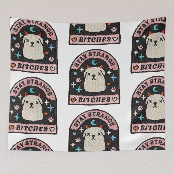 Item preview, Stay Strange Sticker designed and sold by designolo.