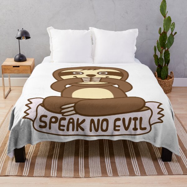 Item preview, Sloth Speak No Evil designed and sold by plushism.