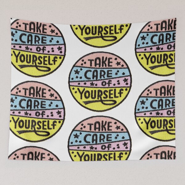 Item preview, Take Care Of Yourself Sticker designed and sold by designolo.