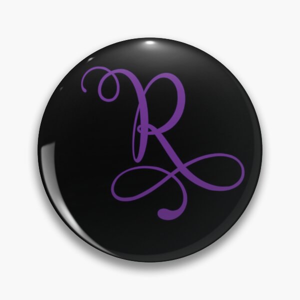 Item preview, Monogrammed Letter R in Purple  designed and sold by PurpleAdventure.