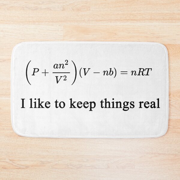Item preview, Real Gas of Van der Waals equation, thermodynamics and physics basics designed and sold by NoetherSym.
