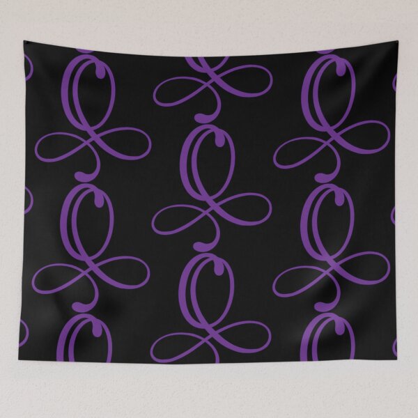Item preview, Monogrammed Letter Q in Purple  designed and sold by PurpleAdventure.