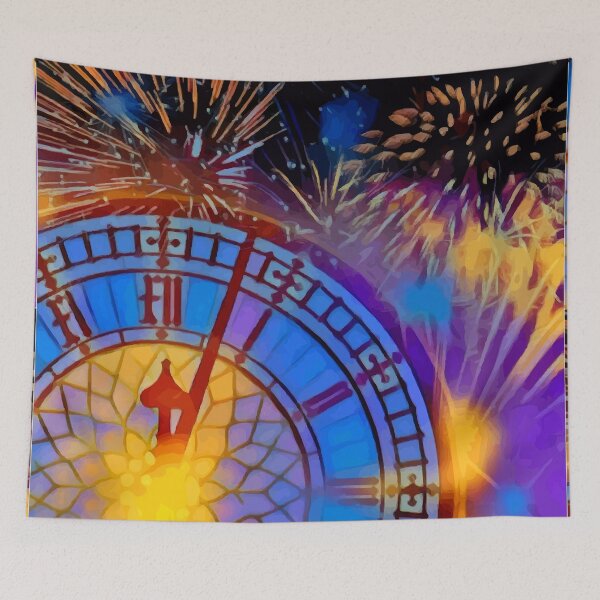 Item preview, Time - Merry Christmas And Happy New Year designed and sold by 6athed.