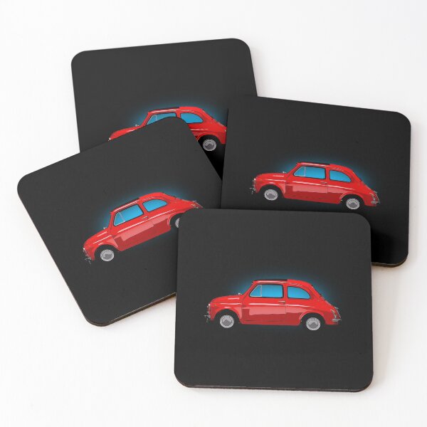 Artikelvorschau, Italienisches Auto 500 rotes cinquecento entworfen und verkauft von PeterADesign.