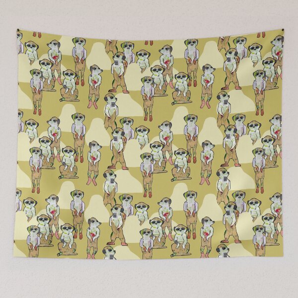 Item preview, Meerkat Clan in the desert designed and sold by Ruud van Koningsbrugge.