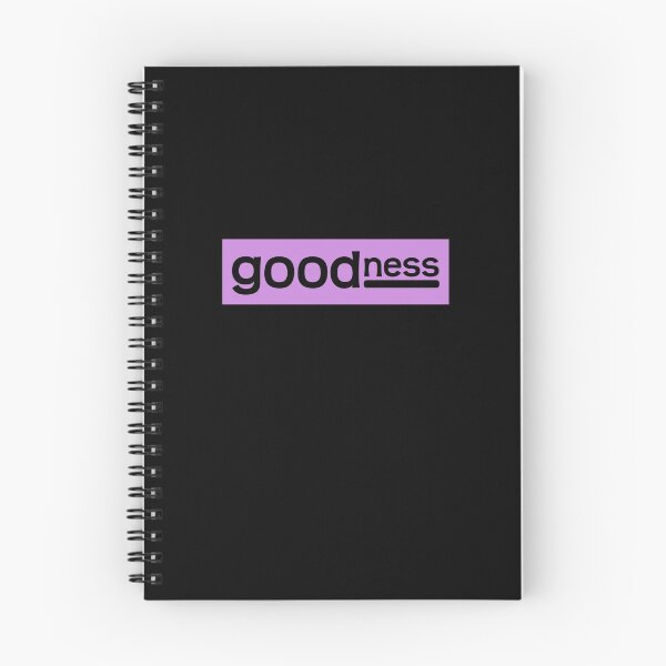 Item preview, Goodness Word Typography black text on purple designed and sold by LoveLifeRandom.