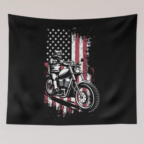 Item preview, Motorcyclist flag biker designed and sold by paul-zenek.