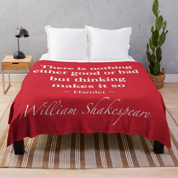 Item preview, Cita de William Shakespeare - No hay nada bueno ni malo, sino que el pensamiento lo hace así - Hamlet designed and sold by QuotationMark.