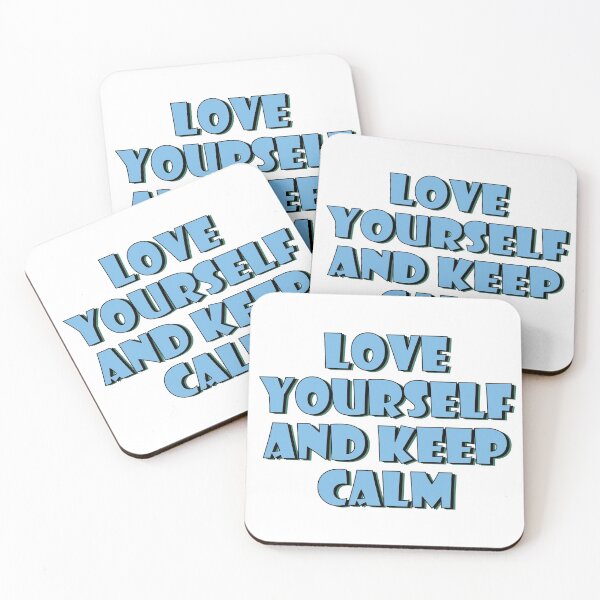 Item preview, Love yourself and keep calm. designed and sold by Mandala & More.