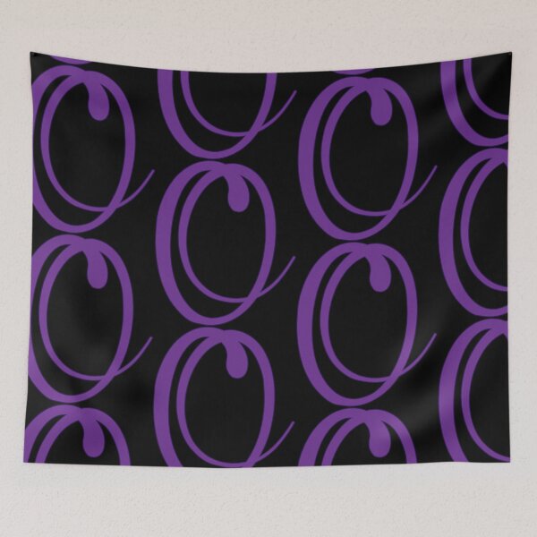 Item preview, Monogrammed Letter O in Purple  designed and sold by PurpleAdventure.
