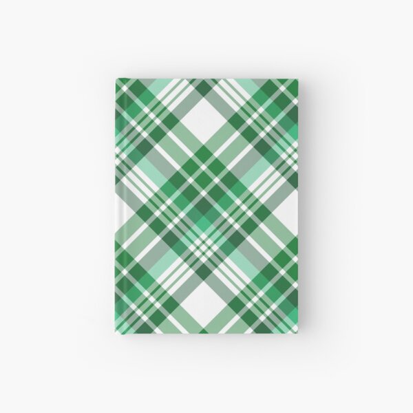 Green Plaid Hardcover Journal