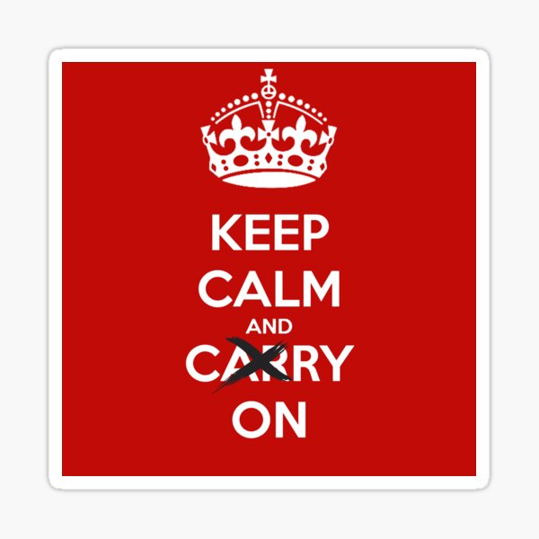 Item preview, keep calm and cry on designed and sold by yinon-h.