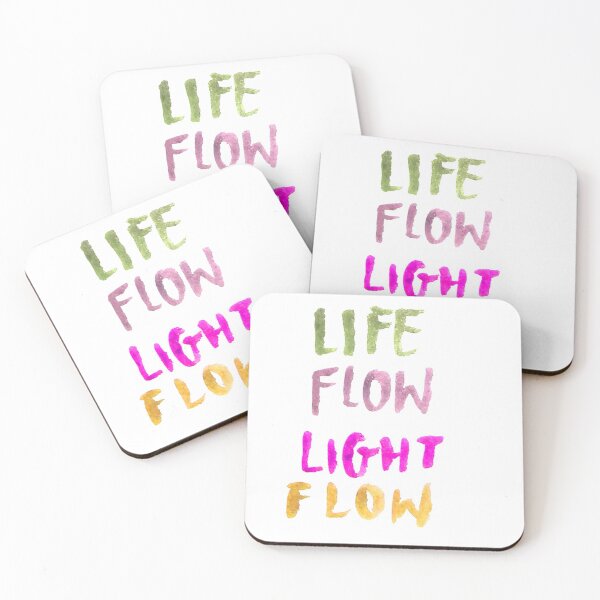 Item preview, Life flow light flow, yogi quota designed and sold by AniaPatterns.