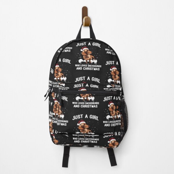 Item preview, Just a Girl Who Loves Dachshunds And Christmas designed and sold by Ghostach.
