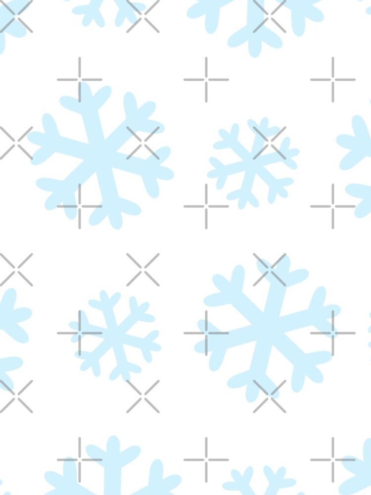 Thumbnail 4 of 4, iPhone Case, Blue snowflakes pattern designed and sold by Pastel-PaletteD.